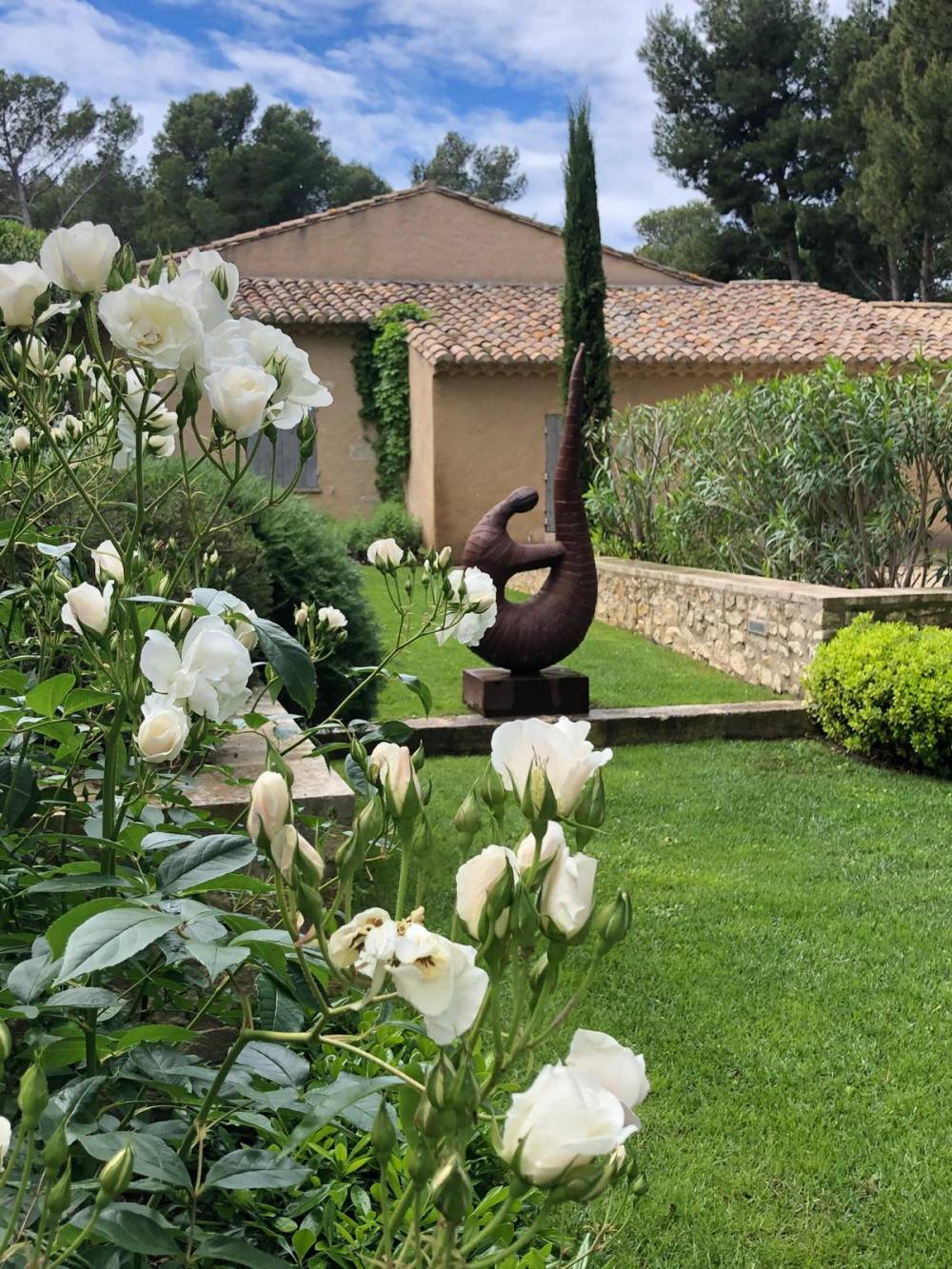 Jardinier près de Remoulins 